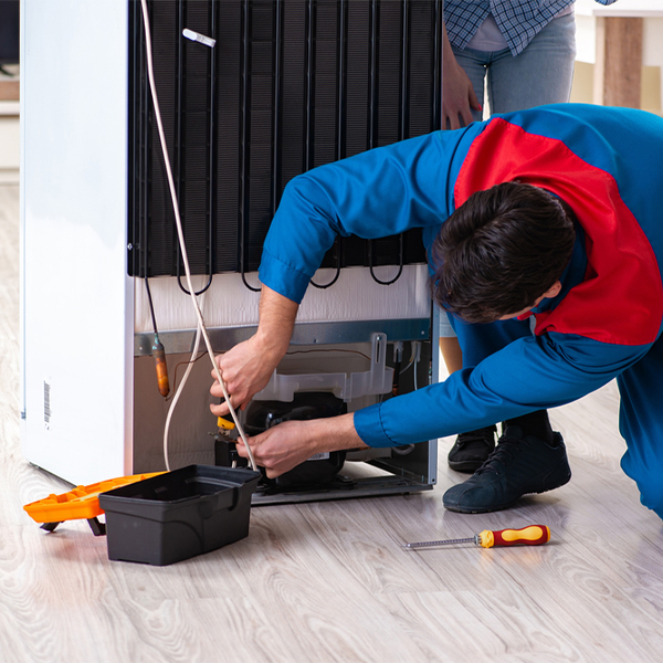 how much do you charge for refrigerator repair services in Byron Oklahoma